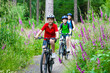 Family biking