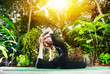 Photo: Yoga in the garden Yoga in the garden