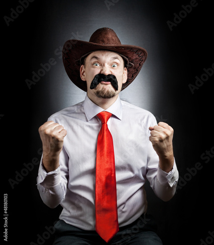 Photo: Angry Cowboy Angry Cowboy