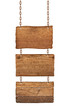 wooden sign background message