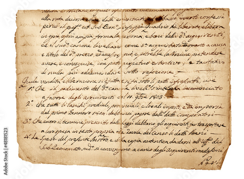 Photo: antique handwriting antique handwriting