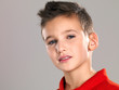 Portrait of an adorable young happy boy