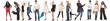 Collection of Happy Young People From Different Nationalities