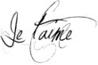 Je t'aime