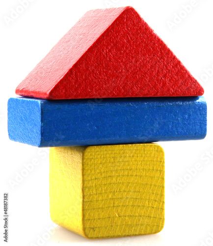 Photo: Wooden building blocks Wooden building blocks