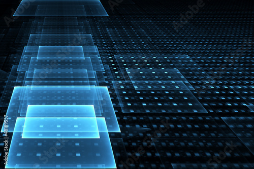 Illustration: Abstract business science or technology background Abstract business science or technology background