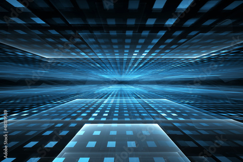Illustration: Abstract futuristic background Abstract futuristic background