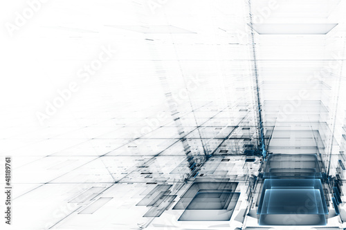 Illustration: Abstract business science or technology background Abstract business science or technology background