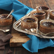 Baked chocolate cream