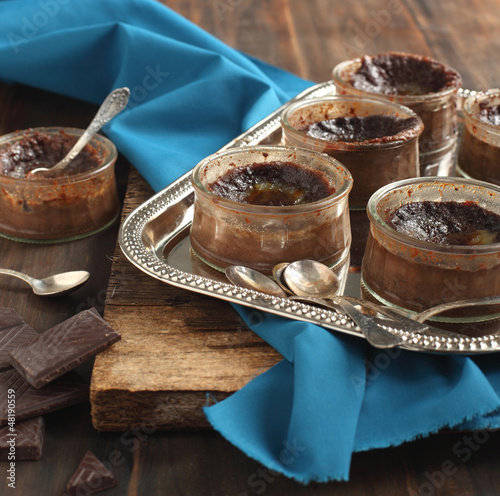 Photo: Baked chocolate cream Baked chocolate cream
