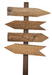 wooden sign background message