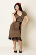 Photo: freche Frau im Leopardenkleid freche Frau im Leopardenkleid