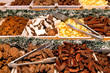 Mountains of chocolates.