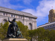 City Hall and the monuments to the 49ers in San Francisco USA