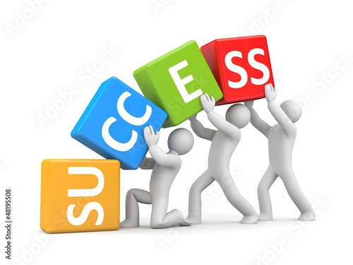 Illustration: Successful team Successful team