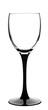 Wine empty glass isolated on a white background