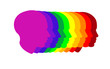 Vector: oposite of man and woman mind, vector oposite of man and woman mind, vector