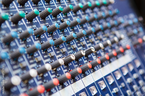 Photo: Sound mixer Sound mixer