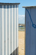 Beach huts on island Oleron in France