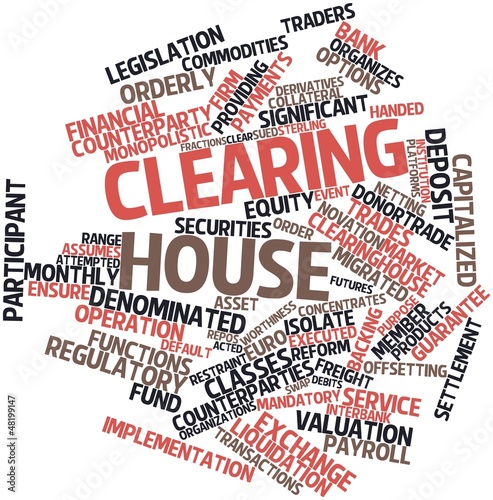 Illustration: Word cloud for Clearing house Word cloud for Clearing house