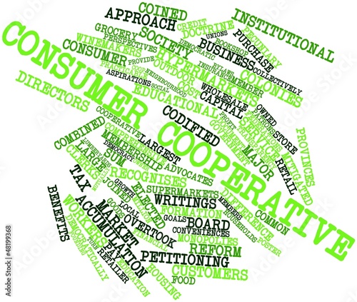Illustration: Word cloud for Consumer cooperative Word cloud for Consumer cooperative
