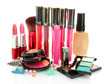 beautiful decorative cosmetics, isolated on white