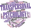 Word cloud for Transpersonal psychology
