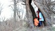 Video: Children play in a hollowen tree Children play in a hollowen tree
