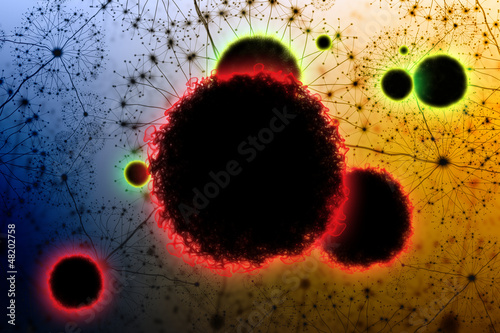Illustration: Abstract virus Abstract virus