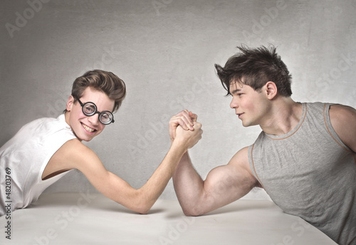 Photo: arm wrestling arm wrestling