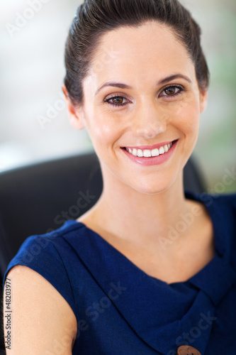 Photo: gorgeous young businesswoman closeup portrait gorgeous young businesswoman closeup portrait