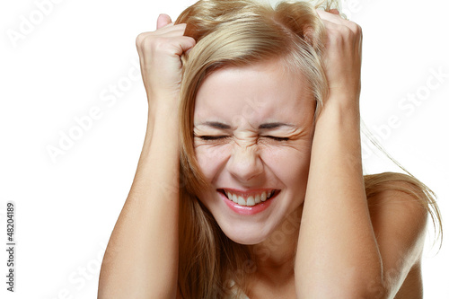 Photo: Desperate young woman Desperate young woman