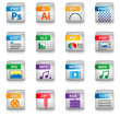 Icon set colors for web design