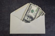 Money Envelope full of Cash.