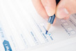 Filling checkbox in a questionnaire