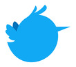 Vector: blue chubby twitter bird cartoon blue chubby twitter bird cartoon