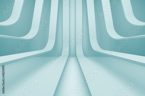 Illustration: Futuristic Interior Background Futuristic Interior Background