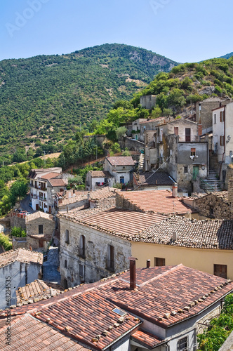Photo: Panoramic view of Valsinni. Basilicata. Italy. Panoramic view of Valsinni. Basilicata. Italy.