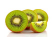 Photo: Kiwi fruit isolated on white background Kiwi fruit isolated on white background