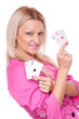 Photo: All aces in my hand All aces in my hand
