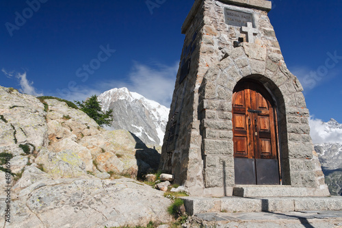 Photo: Valle d'Aosta - small chapel in Mont Chetif Valle d'Aosta - small chapel in Mont Chetif