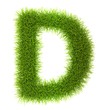 Grass style Cyrillic Alphabet Letters and Numbers