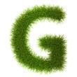 Grass style Cyrillic Alphabet Letters and Numbers