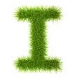 Grass style Cyrillic Alphabet Letters and Numbers