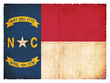 Grunge-Flagge North Carolina (USA)
