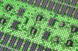Green computer circuit board 