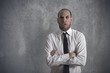 Disgusted businessman