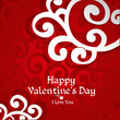 Delicate abstract Valentine card  for your congratulatory text