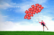 Happy Valentine balloons
