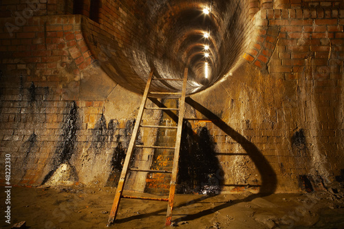 Photo: Underground old sewage treatment plant Underground old sewage treatment plant